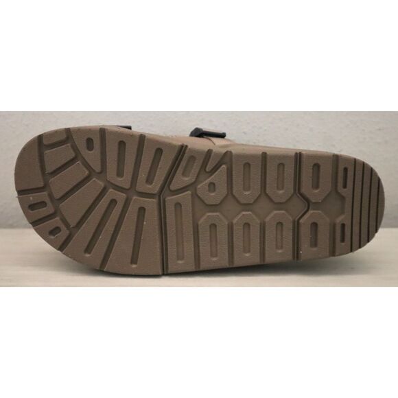 Seichi Men\'s Sz 10 Taupe Sandoru Ichi Comfort Slide Sandals